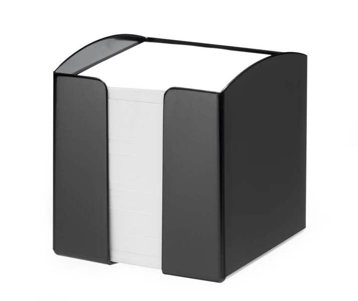 Durable TREND 800 Sheet Note Box Memo Pad Cube | 6 Pack | Black