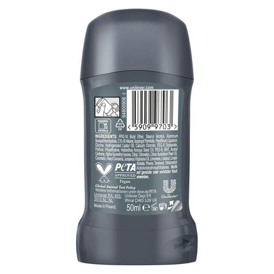 Dove Men+Care Anti-Perspirant Stick Clean Comfort 12x50 ml 72H Sweat Protection
