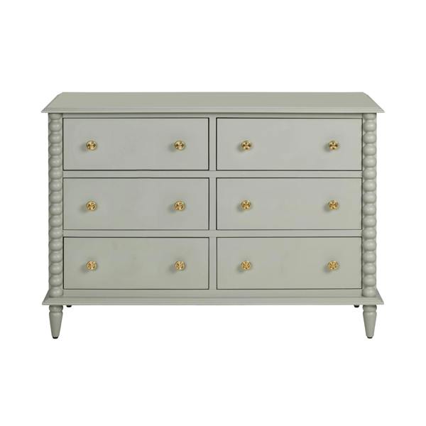 Statement Furniture Cromwell Large 6 Drawer Chest of Drawers with Bobbin Design