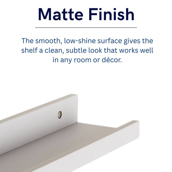 Core Products Dura Display Shelf Kit, Lipped Edge, Foiled Finish
