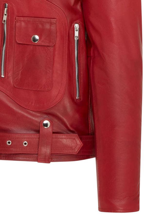 Infinity Leather Mens Cow-Hide Biker Brando Jacket - Pargas