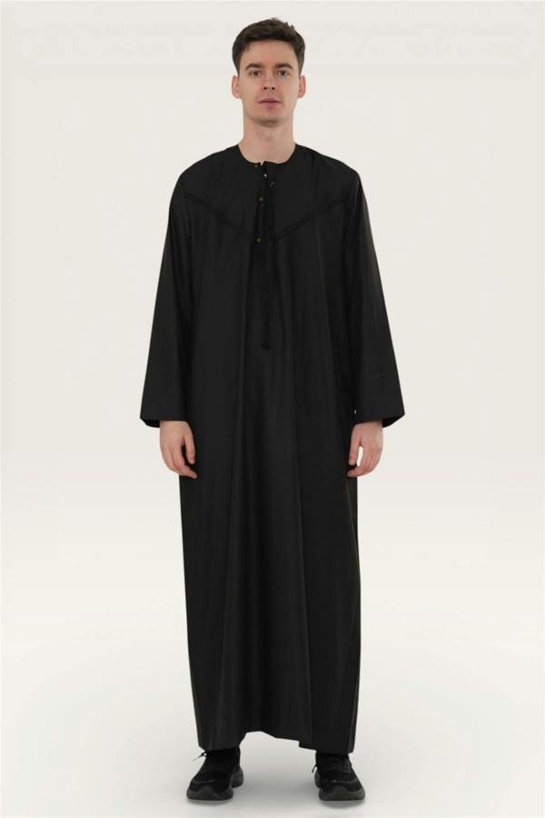 Infinity Leather Men's Eid Moroccan Jubba Robe Djellaba Ramadan Eid Thobe - HM11