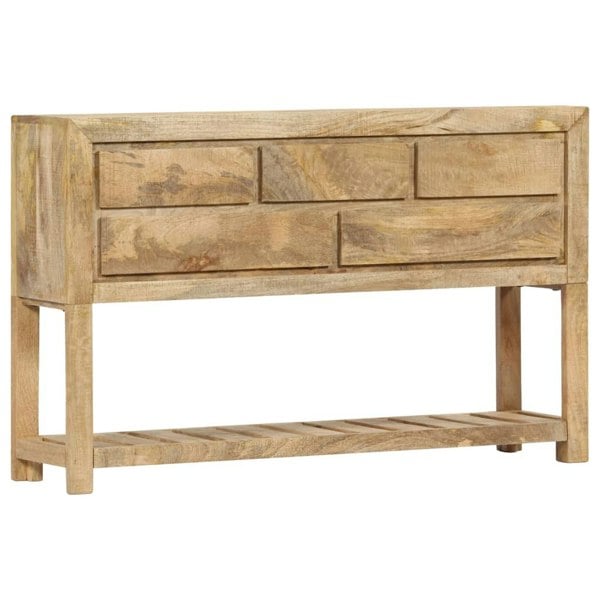 Berkfield Sideboard 120x30x75 cm Solid Mango Wood