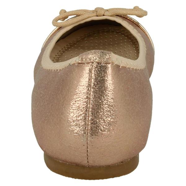 Spot On Girls Spot On Bow Detailed Ballerina Shoes
