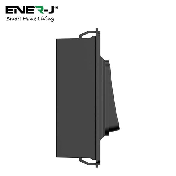 ENER-J 1 Gang Wireless Kinetic Switch, MK Logic Style, Black Body (PRO Series)