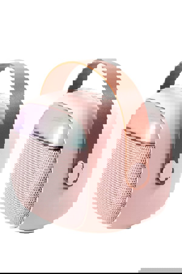 Living and Home Portable Karaoke Machine with Wireless Microphones and RGB Lights