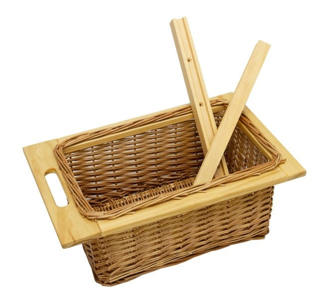 Kukoo 3 x Pull Out Wicker Kitchen Baskets 400mm