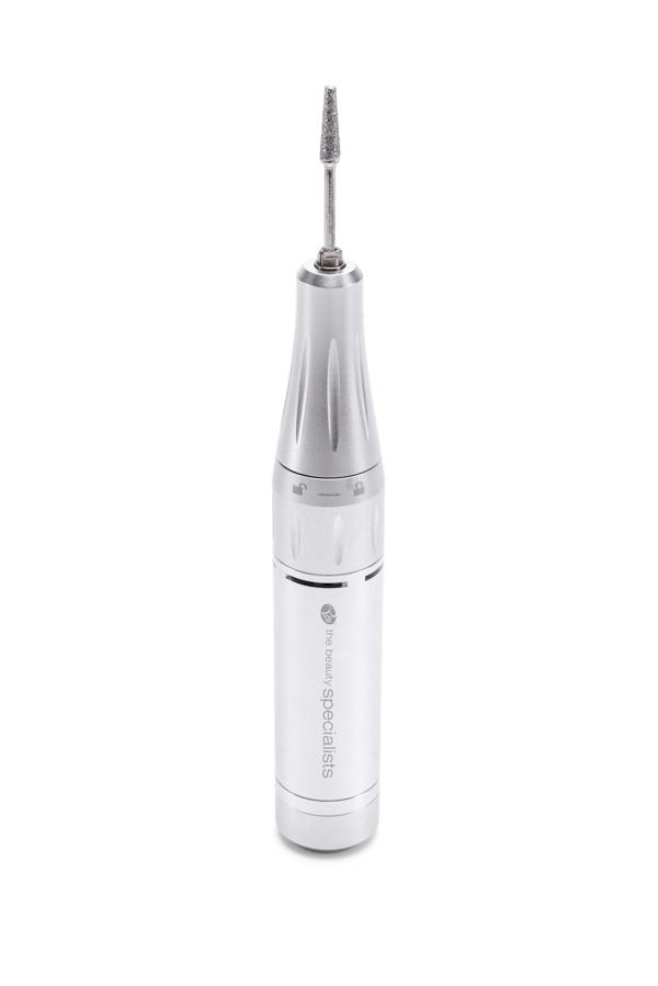 Electric nail filer hand piece used for filing finger nails and toe nails.