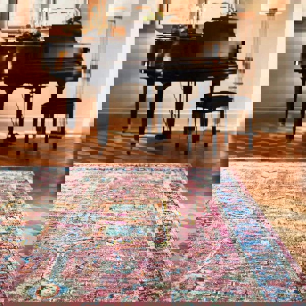 Granada Vintage Rug | Ruby Multicolour Carpet | The Rugs
