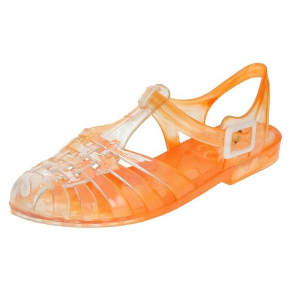 Spot On Ladies Spot On Closed Toe Jelly Shoes
