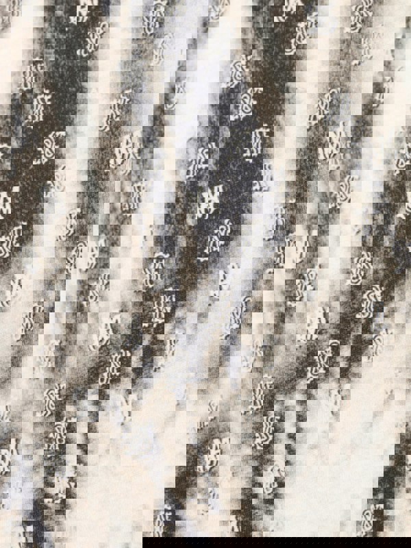 AMIRI BANDANA BLEACH TEE BLACK BEIGE