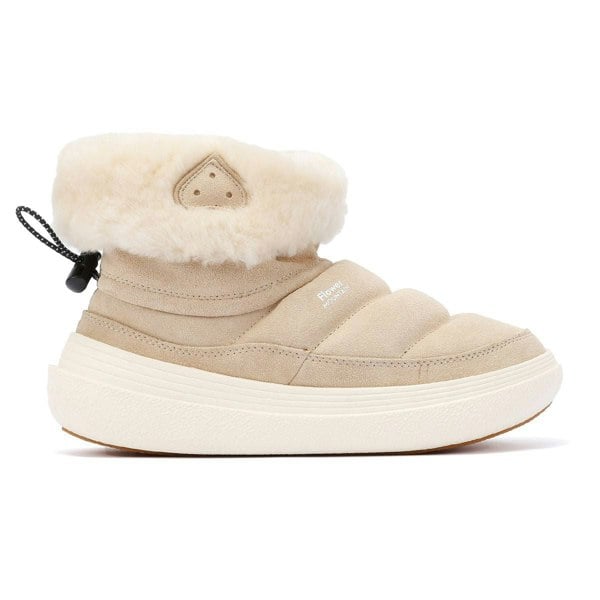 Flower Mountain Women's Fami Mid Shearling Boot - Beige