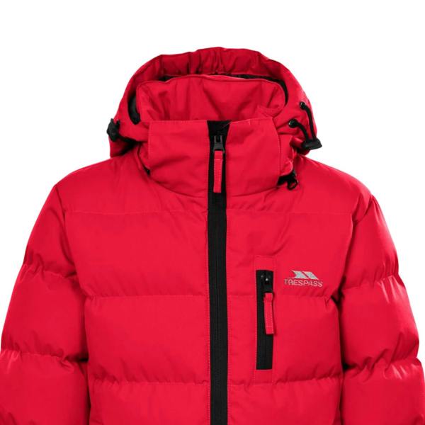 Trespass Boys Tuff Padded Jacket - Red