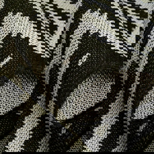 The Rugs Outdoor Rug - Garden / Patio Rugs -Diamond in Black