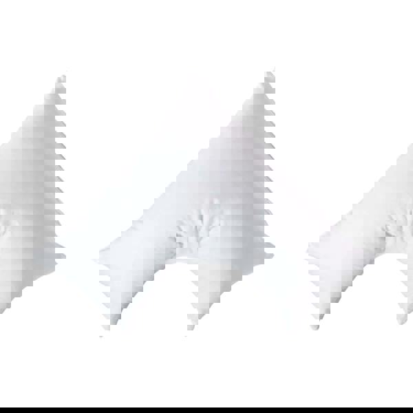 HOMESCAPES Organic 400 TC Egyptian Cotton Sateen V Shaped Pillowcase