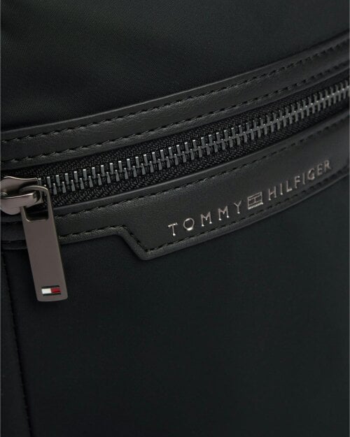Tommy Hilfiger TH Nylon Mens Mini Reporter Bag - Black