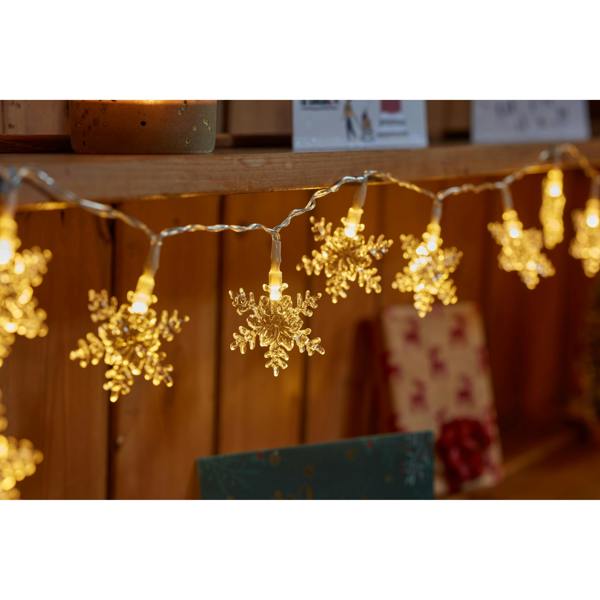 Scotts of Stow SnoFlake Stringlights Set of 20