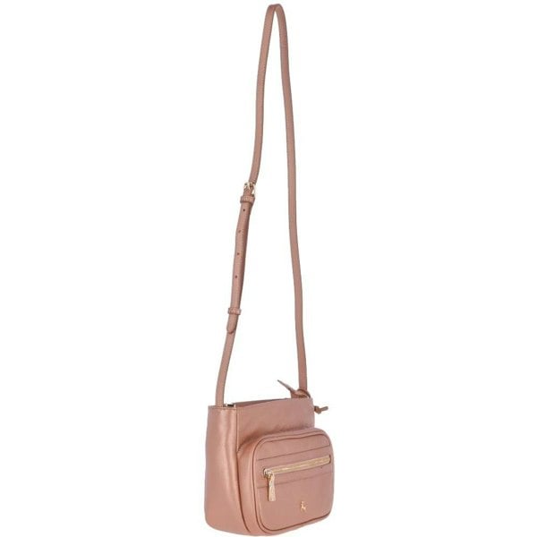 Ashwood Womens Small Compact Leather Crossbody Bag: 62662