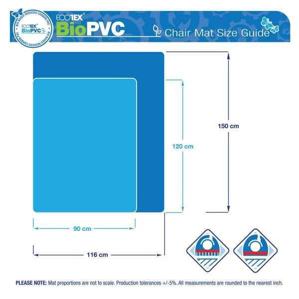 Floortex Ecotex® BioPVC Rectangular Chair Mat