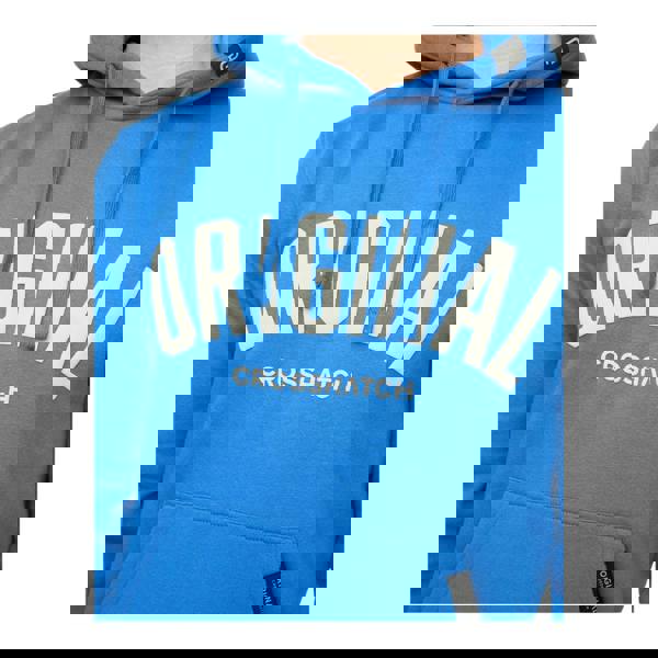 Crosshatch Mens Kensby Hoodie - Royal Blue - 