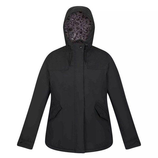 Regatta Women's Bria Faux Fur Lined Waterproof Jacket - Black