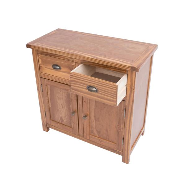 Cabinet Bits Padua Lacquered 2 Drawer 2 Door Sideboard Brass Cup Handle