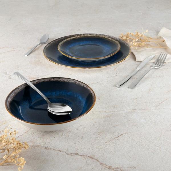 Berlinger Haus BH10301 – 18-Piece Blue Porcelain Dinnerware