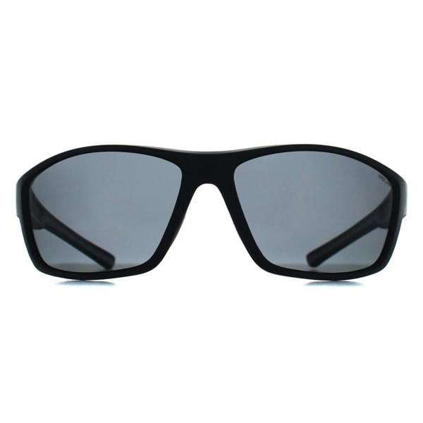 Relay Wrap Unisex Matte Black and Grey Grey Polarized Fastlane Sunglasses