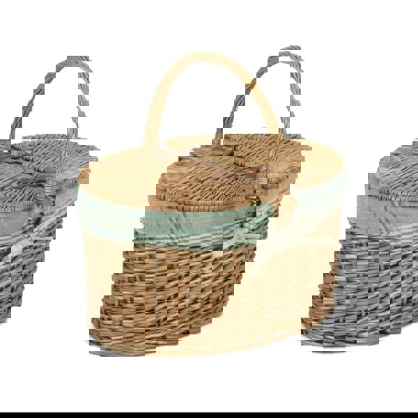 Wicker Picnic Baket with Lining