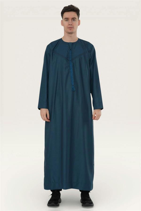 Infinity Leather Men's Ramadan Eid Moroccan Jubba Robe Djellaba Thobe - TT-008