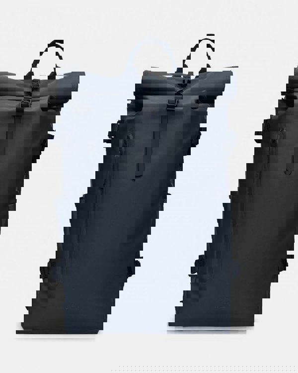 Rains Rolltop Rucksack Large - 47 Navy - CHO - Designer Unisex Bags