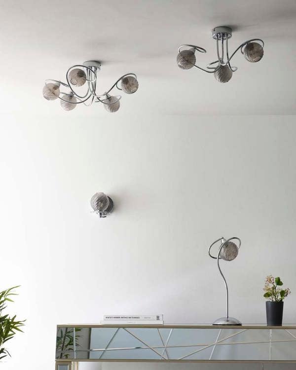 Pagazzi Lighting Twine Polished Chrome Wall Light