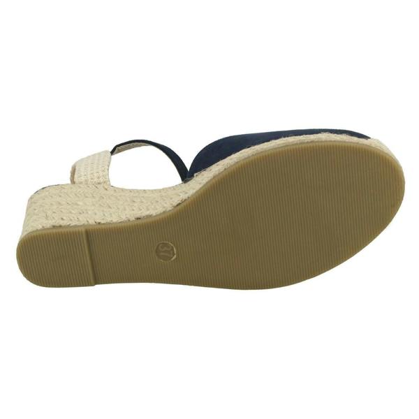 Savannah Ladies Savannah Mid Rope Wedge Espadrilles F2274