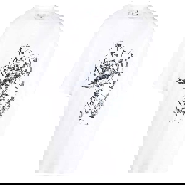 Off-White Graff Freest Over Skate Short Sleeve Tee White XS