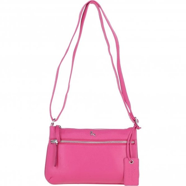 Ashwood Real Leather Crossbody Bag: Swansea