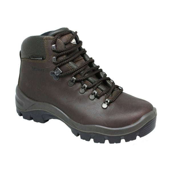 Grisport Mens Peaklander Waxy Leather Walking Boots - Brown