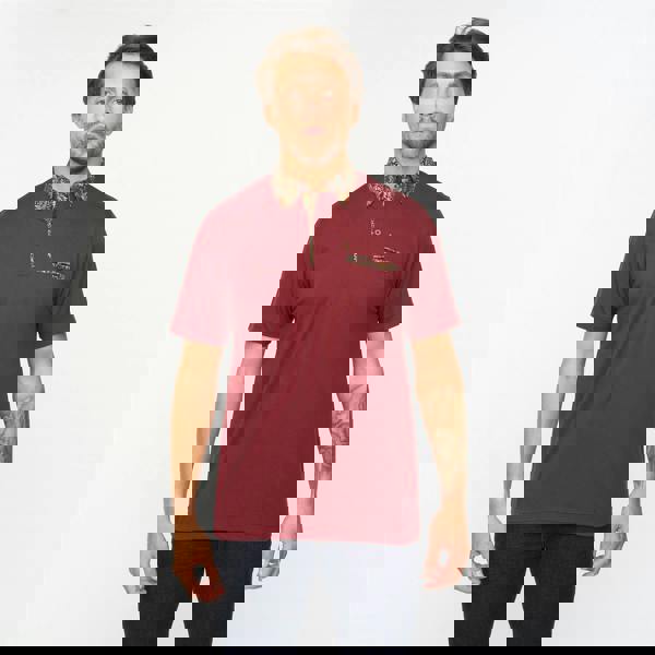 Gabicci G55X07 Short Sleeve Jersey Shirt Gabicci Classic MULBERRY