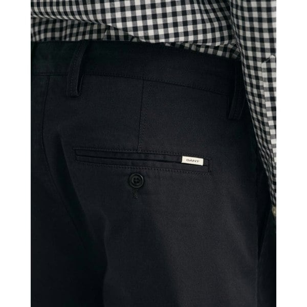 GANT Mens Regular Fit Twill Chinos - 5 Black