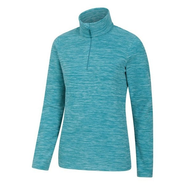 Mountain Warehouse Womens/Ladies Snowdon Melange Fleece Top - Teal