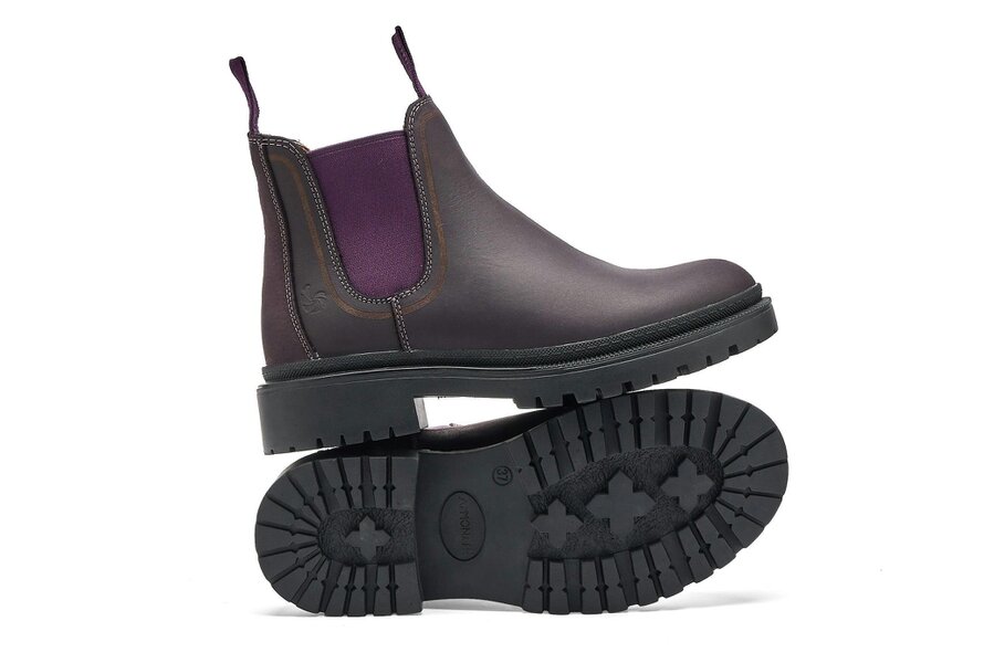 AMMONITE Women's Water-Resistant Chelsea Boots | Amethyst Purple