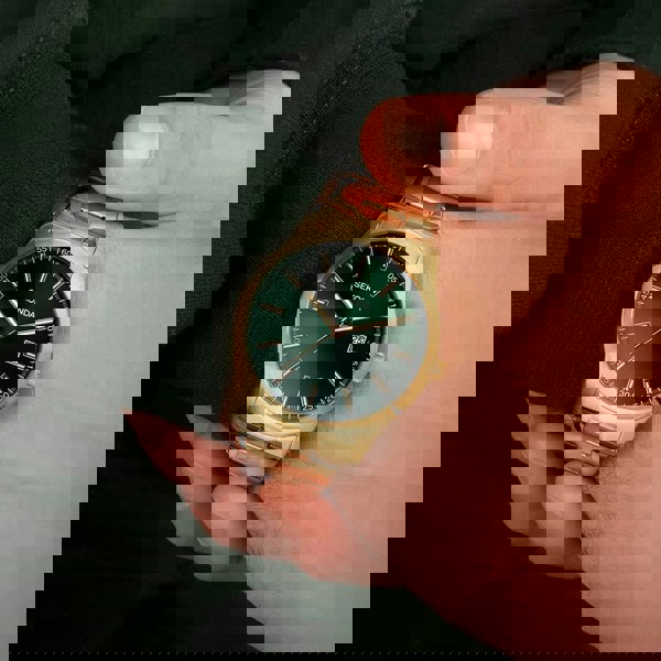 Sekonda Taylor Gold Plated Green Dial Watch 1996