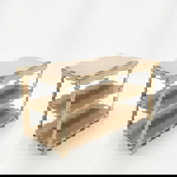 Arbor Garden Solutions Wooden Workbench MDF Top Depth-3ft With Double Shelf