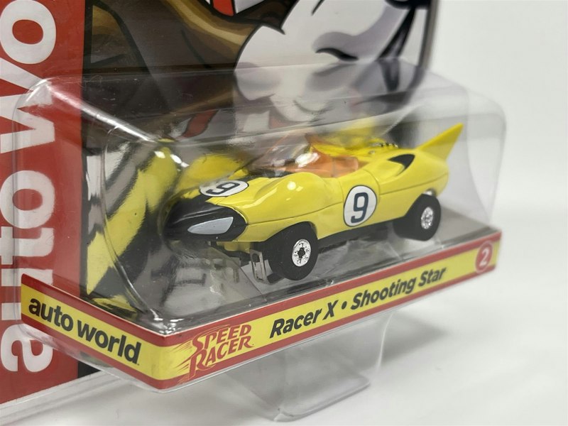 Auto World Slot Cars Speed Racer Racer X Shooting Star Thunderjet Ultra G HO Scale SC372-2