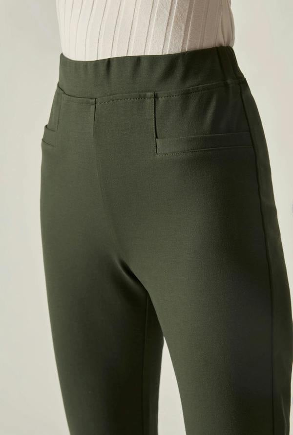 James Lakeland Khaki Bootleg Trousers