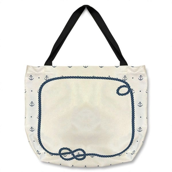 Benjamin Tate Design Rope Doodle Tote bag