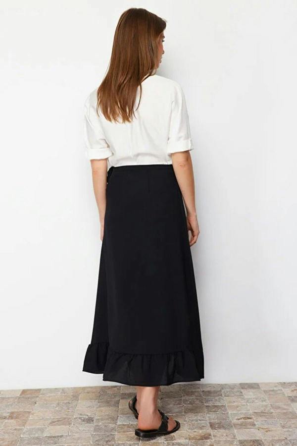 WOVCOR Ruffled Woven Skirt