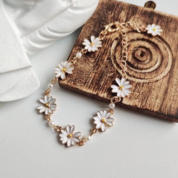 Sun Flower Charms Bracelet