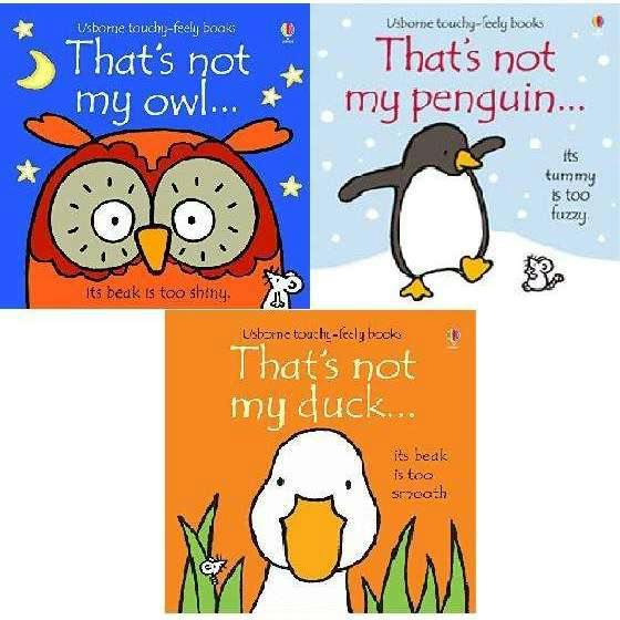 Thats Not My Birds Collection 3 Books Set By Fiona Watt (Owl, Penguin, Duck)