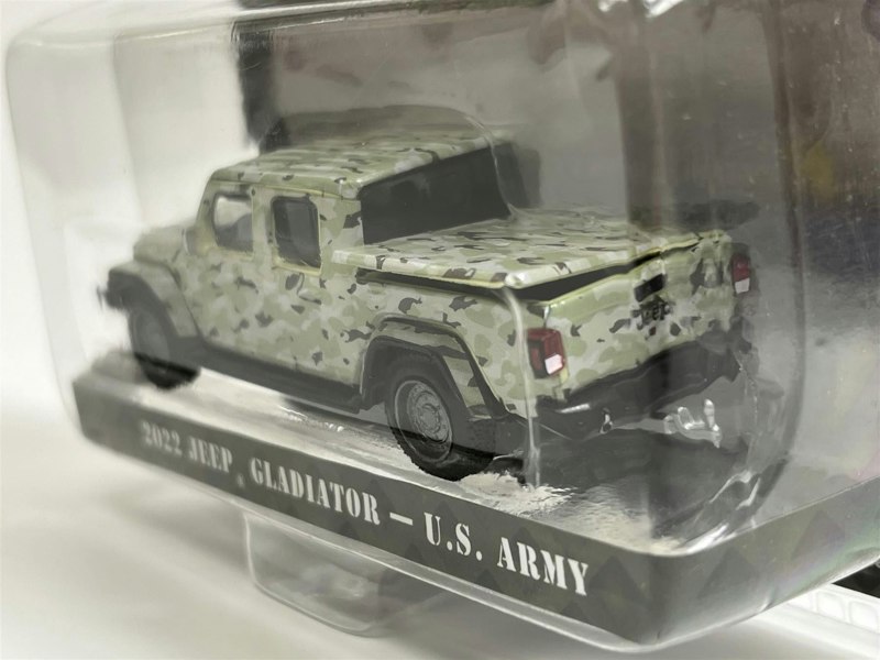 Greenlight 2022 Jeep Gladiator US Army 1:64 Scale 61030F