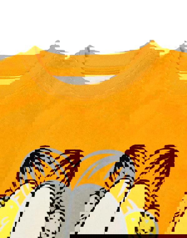 Garfield Womens Orange Big Face Long Sleeve Long Leg Pyjama Set